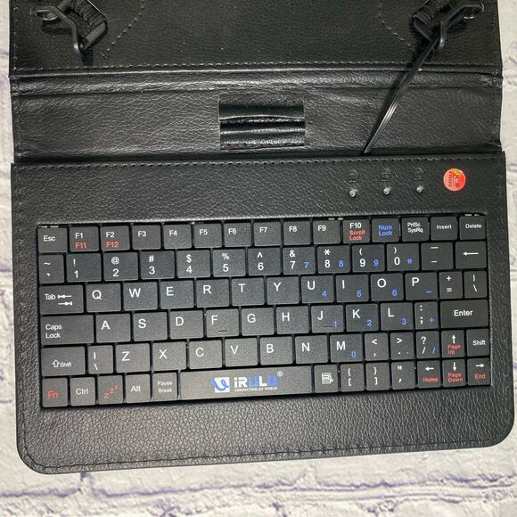 Irulu (7”-8”) Micro USB Keyboard Case with Stand. - Picture 5 of 10